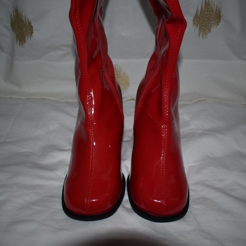 Red Go-Go Boots